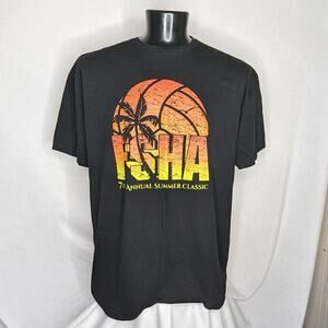 Gildan Men's Graphic Tee 2XL Black Cotton Casual T-Shirt